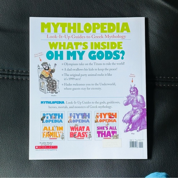 Mythlopedia Oh My Gods Scholastic Greek Mythology Paperback Book - Picture 14 of 14